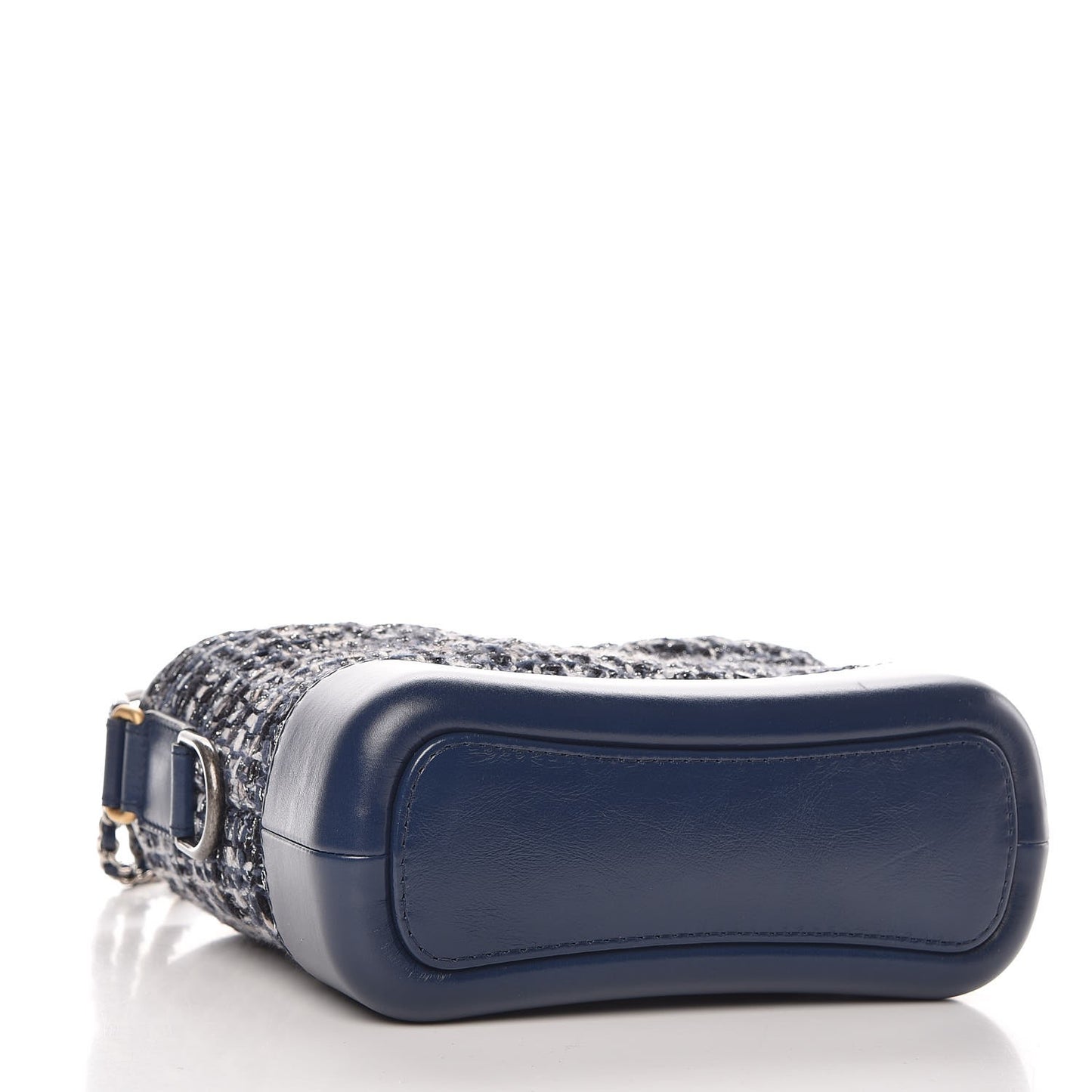 Tweed Calfskin Small Gabrielle Hobo Blue