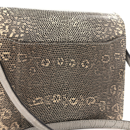 Hermes Matte Alligator Lizard Mini Sac Roulis Ombre Gris Perle 10 of 11