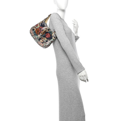 Gucci Snakeskin Calfskin Small Jackie 1961 Hobo Beige Multicolor 2 of 12