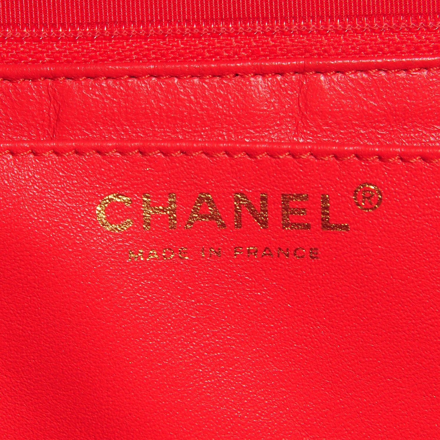 Chanel Lambskin Quilted Maxi Single Flap Coral 9 of 9