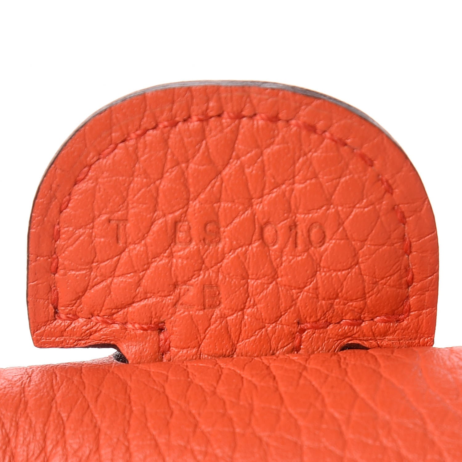 Hermes Taurillon Clemence Evelyne III GM Orange Poppy 9 of 9