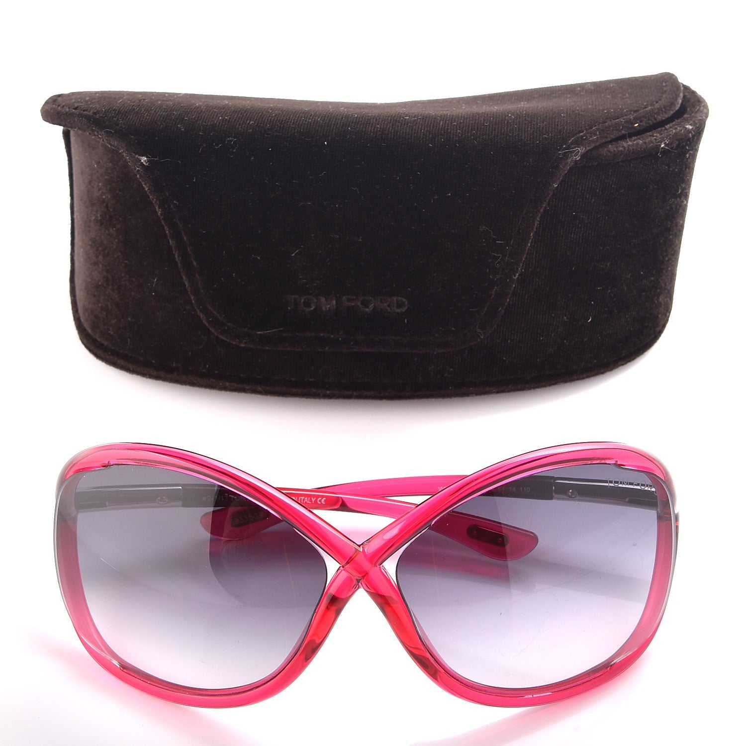 Tom Ford Acetate Whitney Crossover Sunglasses TF9 Pink 8 of 8
