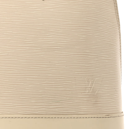 Louis Vuitton Epi Alma MM Ivory 7 of 9