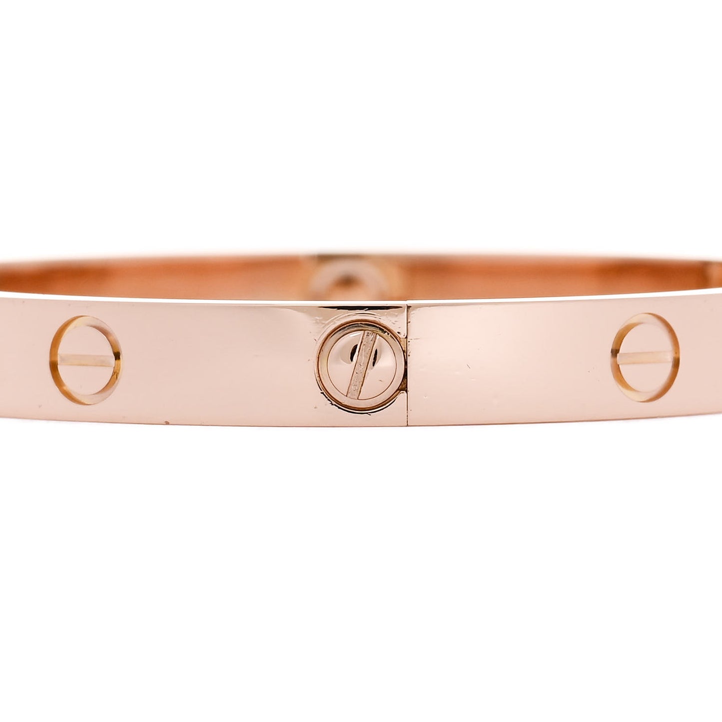 18K Pink Gold LOVE Bracelet 17