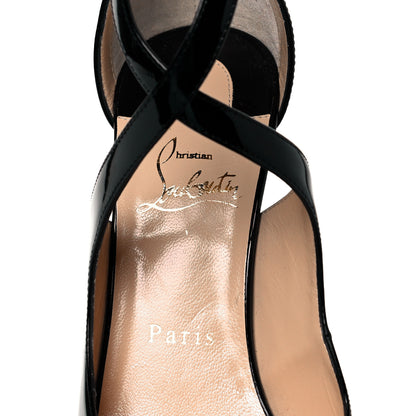 Christian Louboutin Patent Marlenarock 100 Pumps 38.5 Black 7 of 8