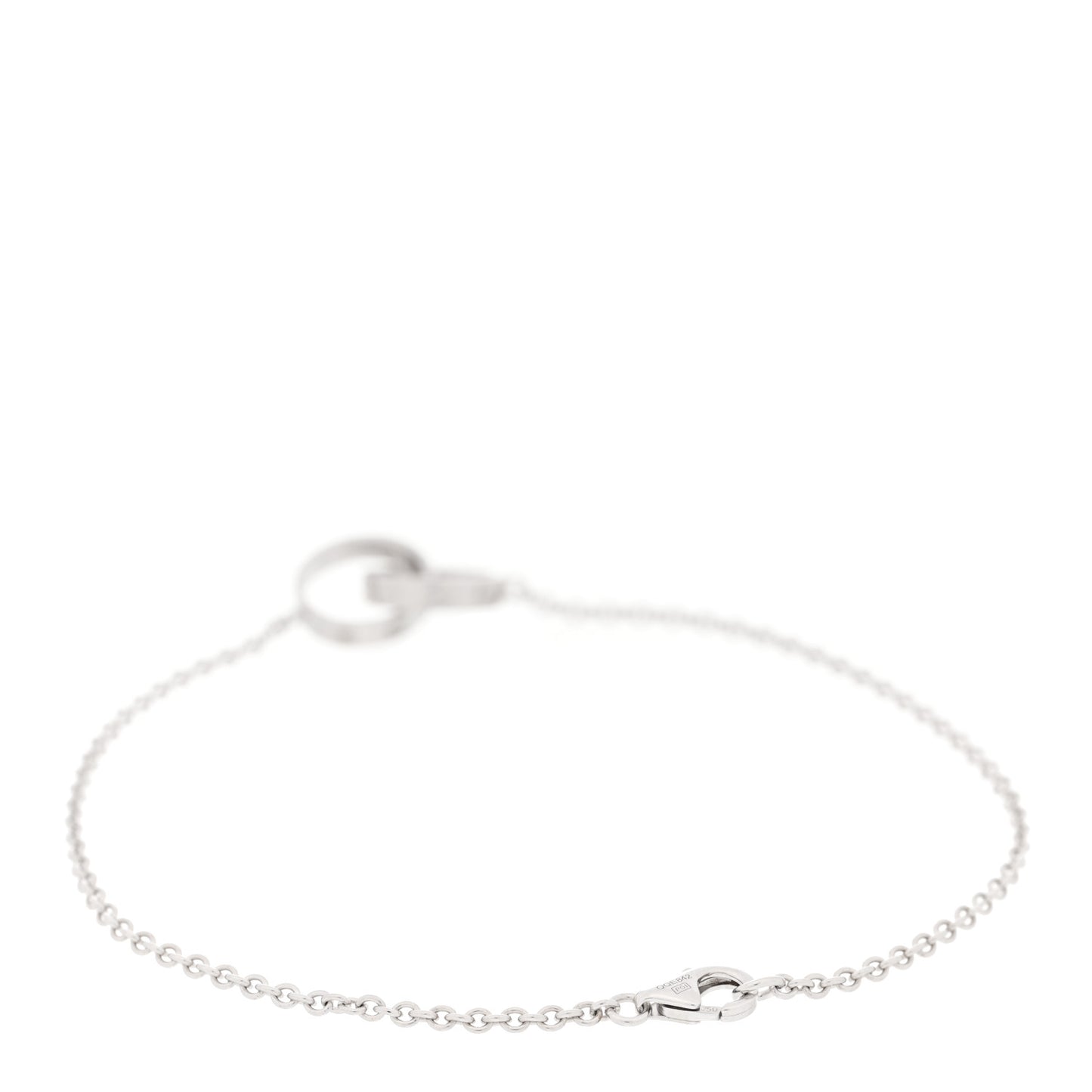 18K White Gold Interlocking LOVE Bracelet