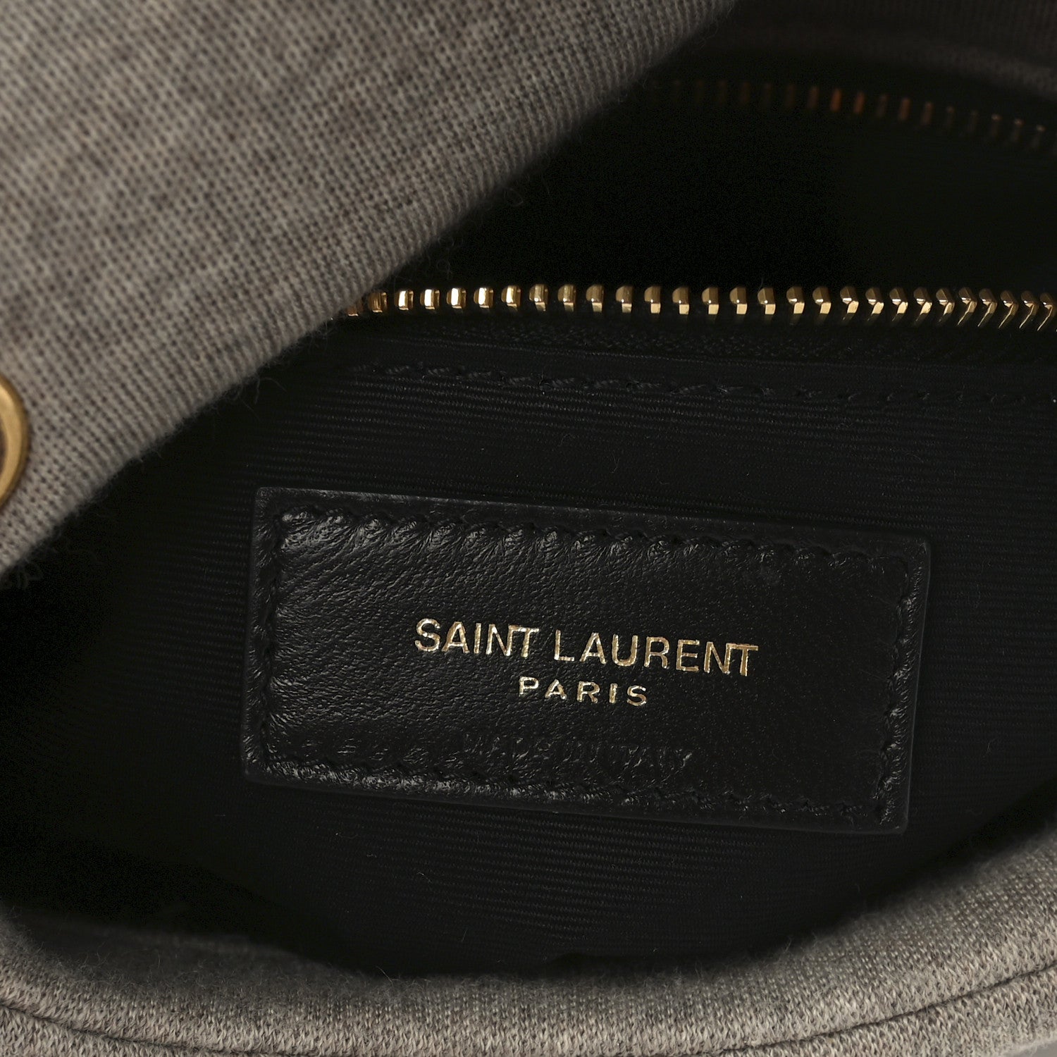 Saint Laurent Jersey Quilted Toy Loulou Puffer Monogram Chain Satchel Chalk Beige 6 of 10