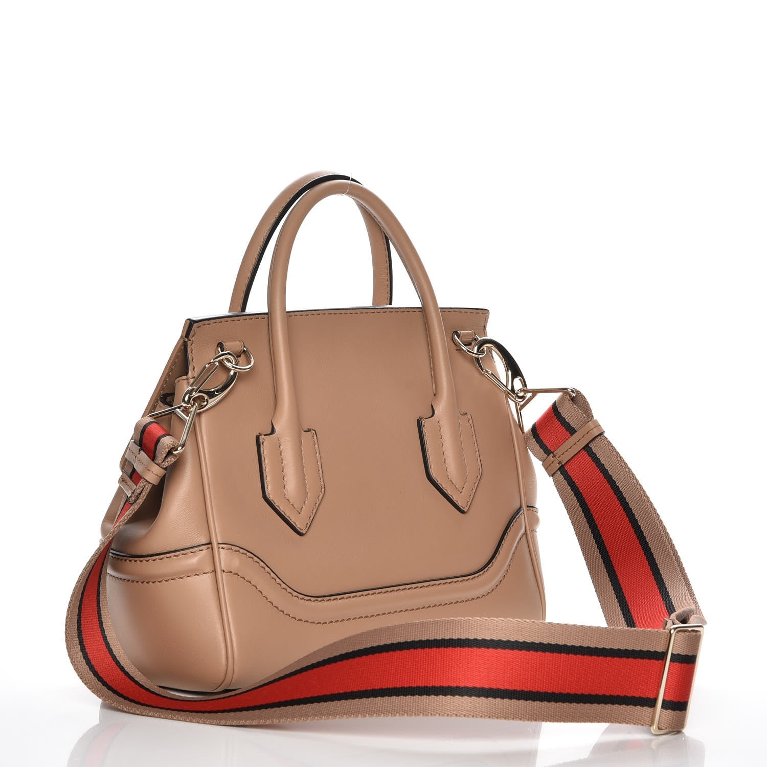 Versace Calfskin Medium Palazzo Empire Bag Neutral 4 of 8