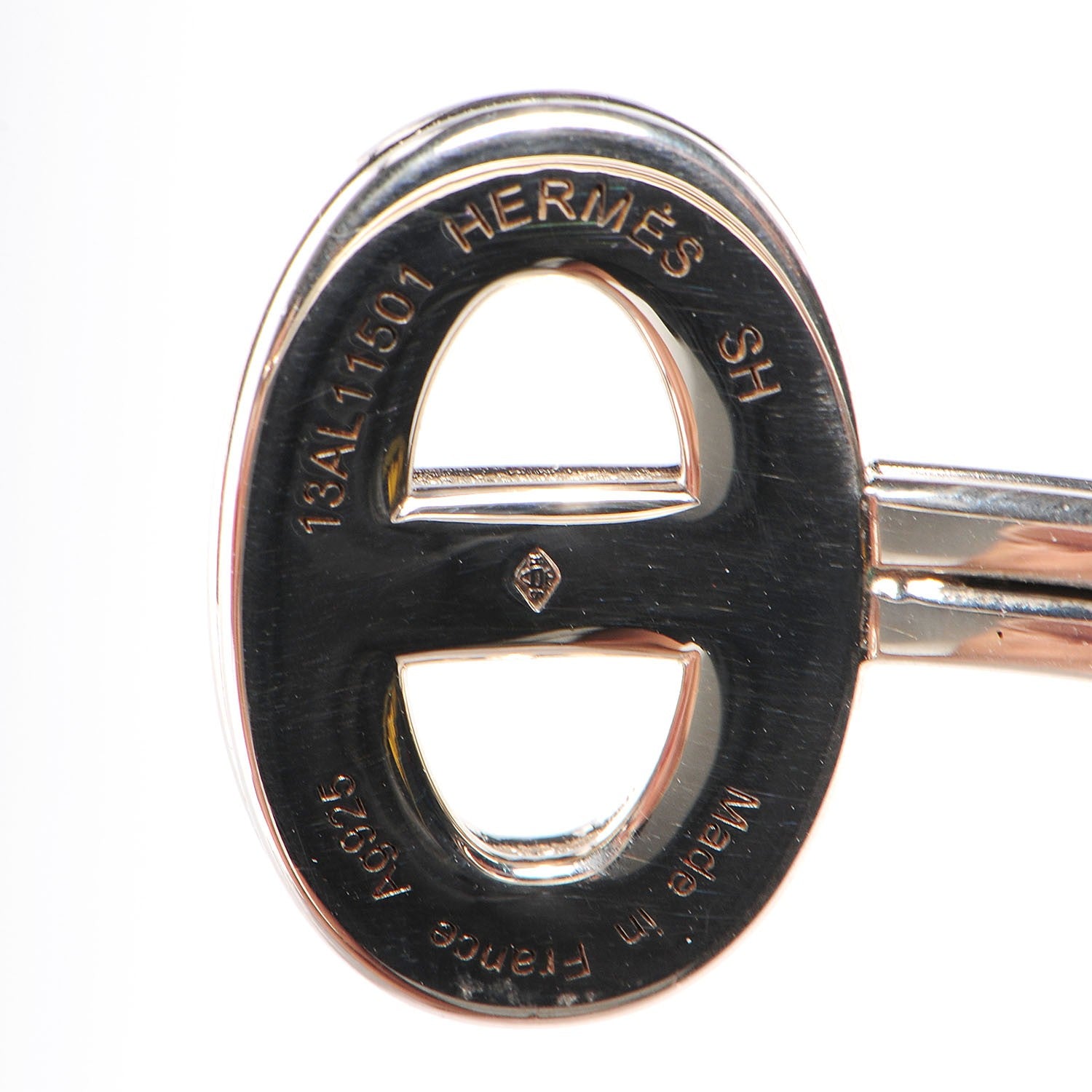 Hermes Sterling Silver Chaine d'Ancre 24 Cuff SH 4 of 4