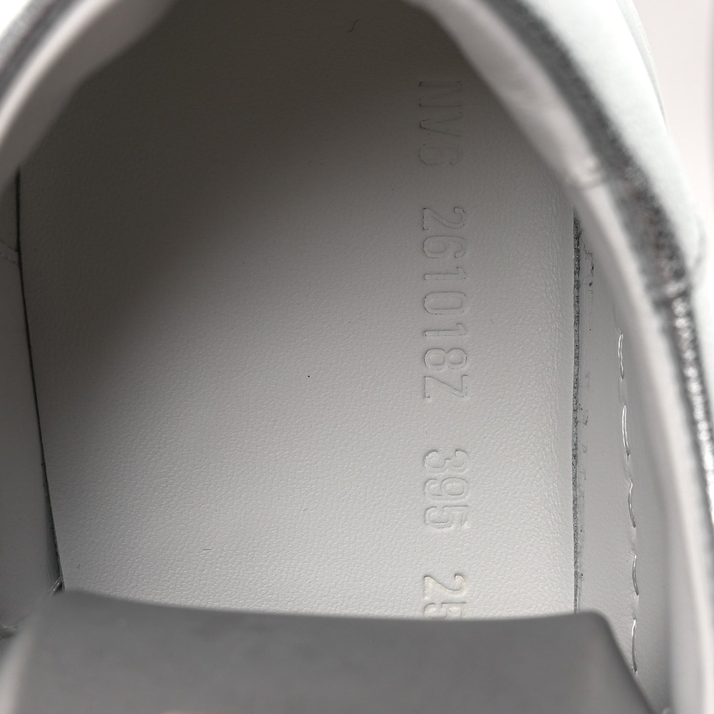 Calfskin Day Sneakers 39.5 Gris Argente