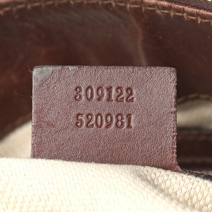 Gucci Denim Monogram Valentine Top Handle Bag 8 of 22