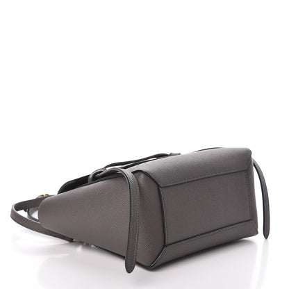 Celine Grained Calfskin Nano Belt Bag Grey 4 of 9