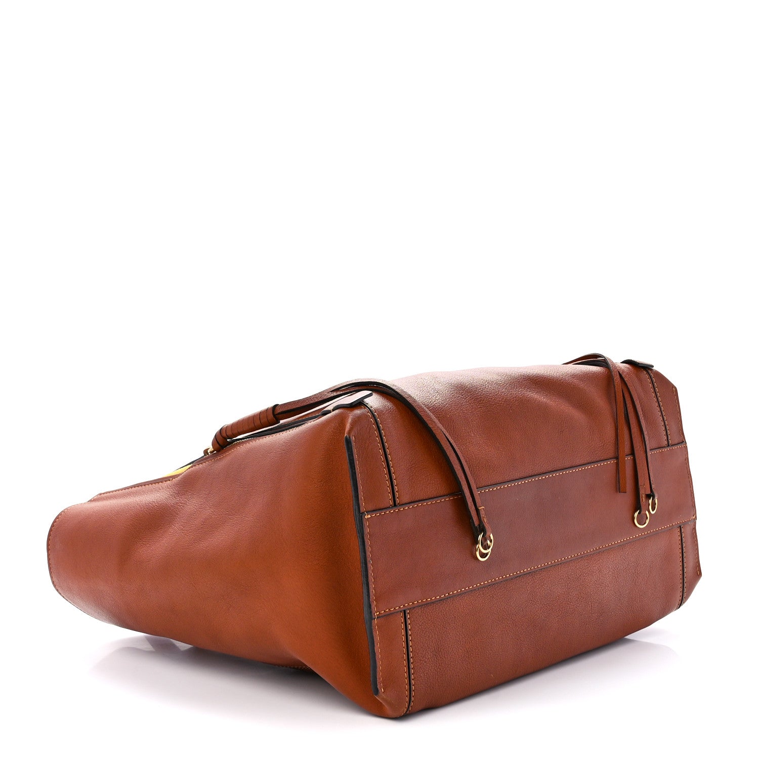 Chloe Smooth Calfskin Medium Milo Shopping Tote Caramel 4 of 13