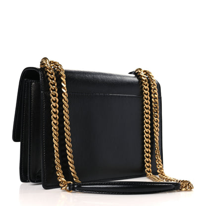 Saint Laurent Calfskin Medium Monogram Sunset Black 2 of 9