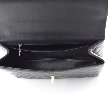 Chanel Caviar Quilted Jumbo Kelly Flap Black 5 of 11