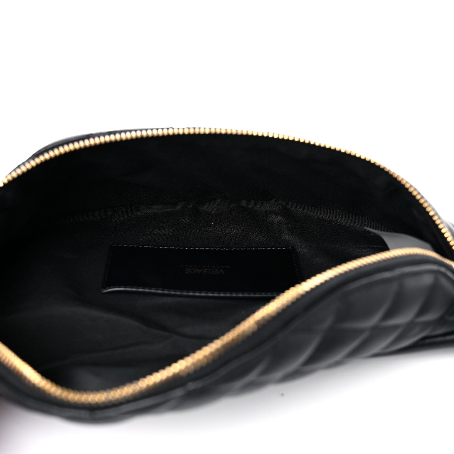 Versace Nappa Quilted Medusa Belt Bag Black 5 of 10