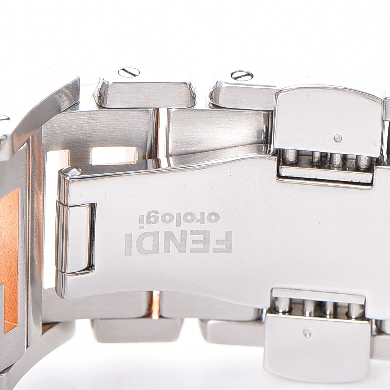 Fendi Stainless Steel 25mm Forever Tank Two Tone Quartz Watch 6 of 10