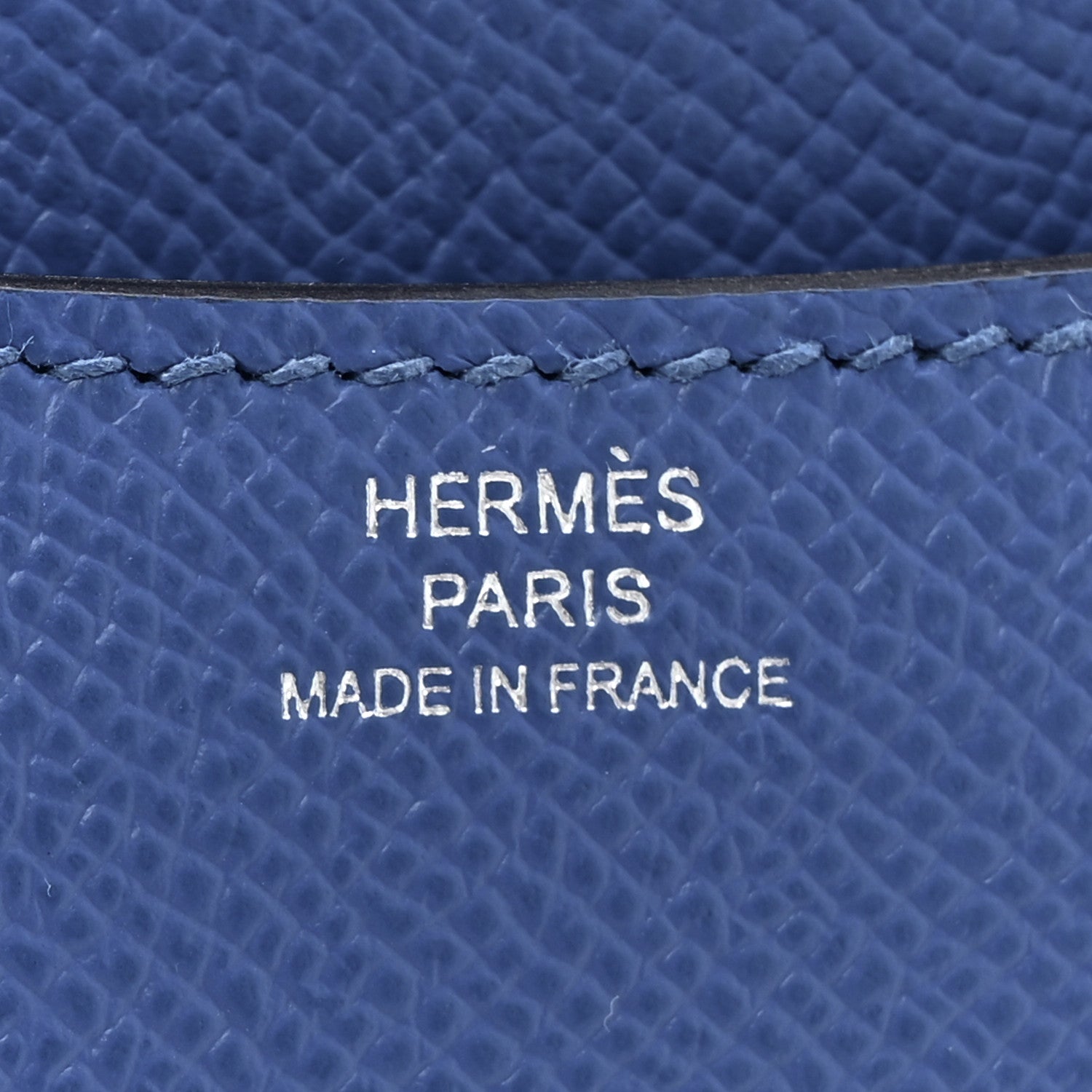 Hermes Epsom Enamel Constance 18 Bleu France 6 of 11