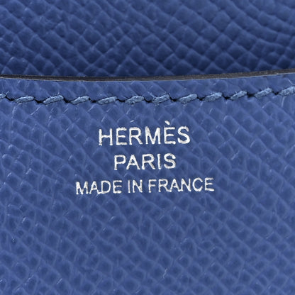 Hermes Epsom Enamel Constance 18 Bleu France 6 of 11