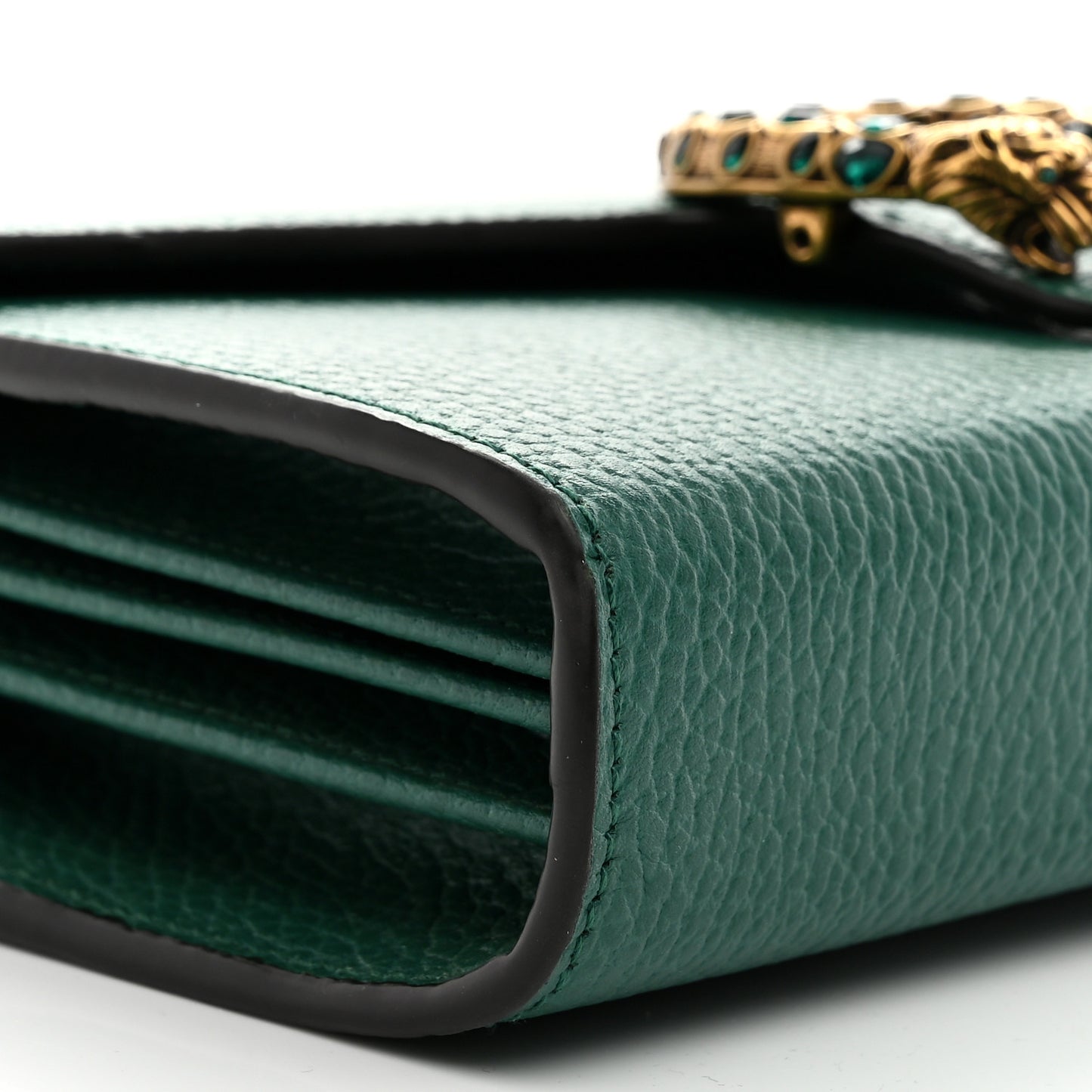 Calfskin Mini Dionysus Chain Wallet Emerald