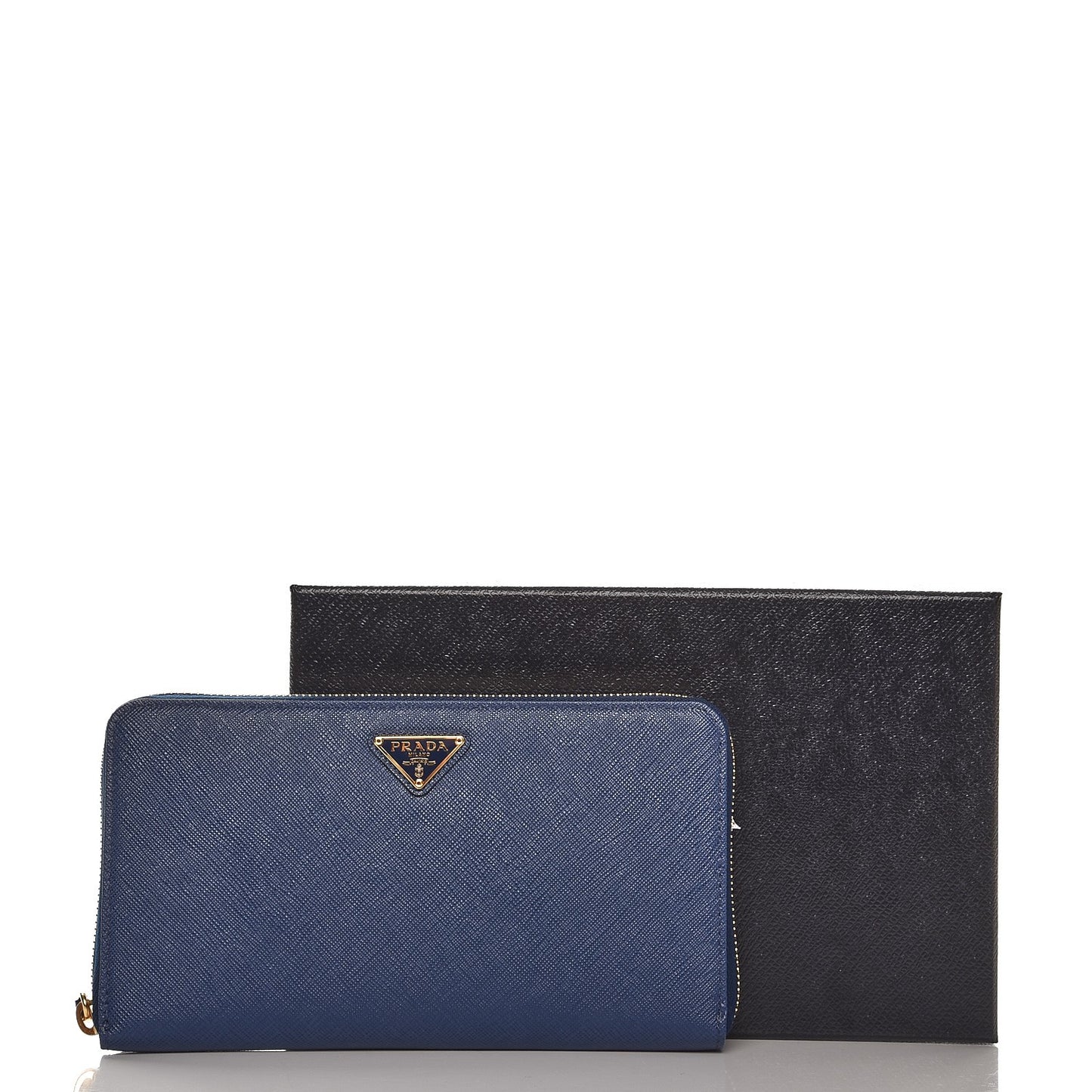 Saffiano Large Zip Around Travel Wallet Bleuette