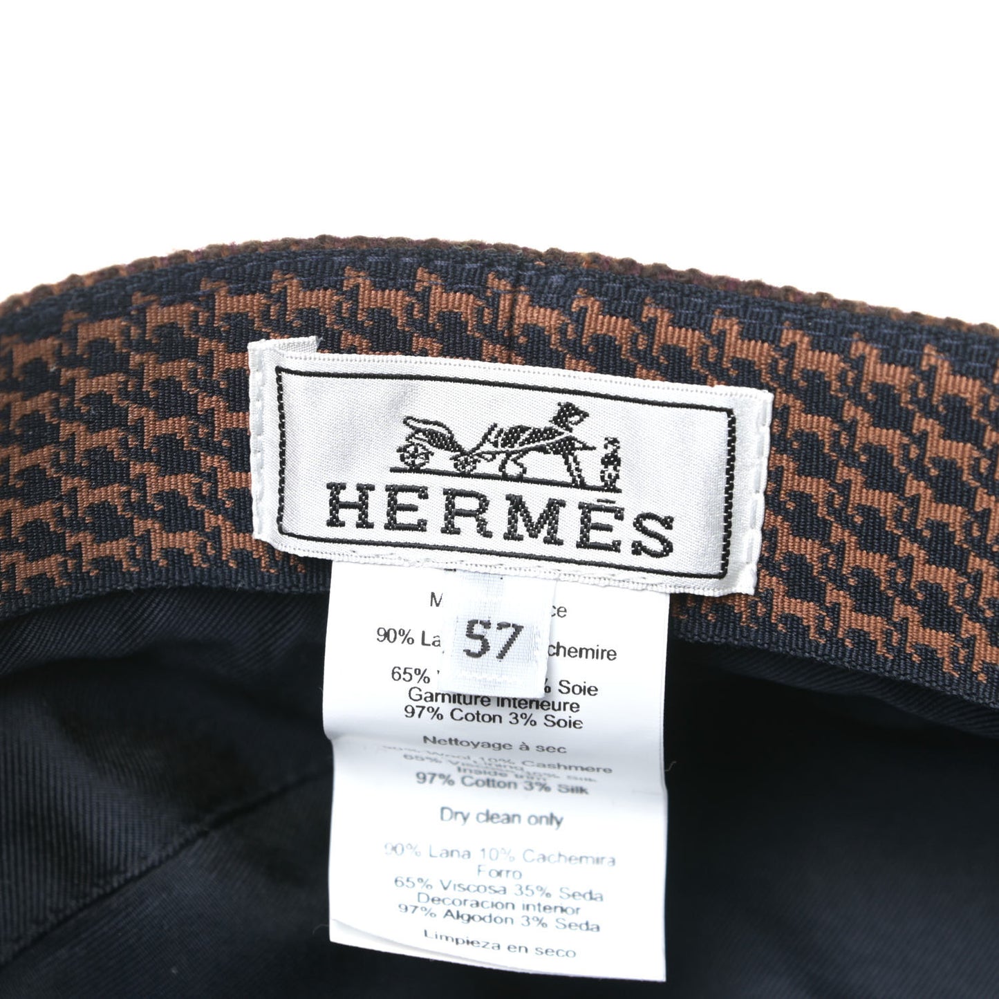 Wool Cashmere Dinard Cap 57 Brun Terre