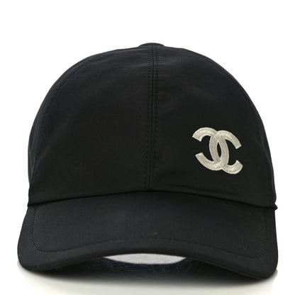 Chanel Cotton CC Cap Hat Black 4 of 8
