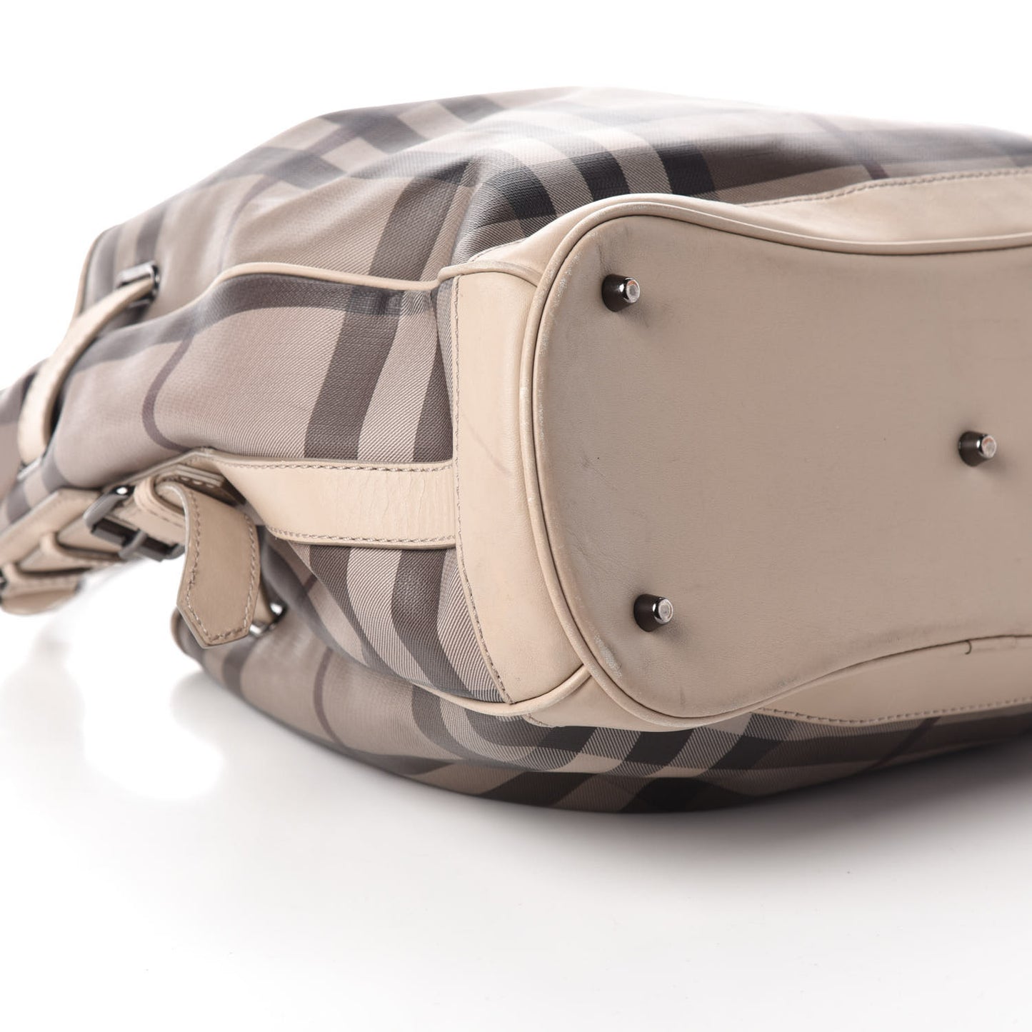 Smoked Check Medium Walden Belted Hobo Trench