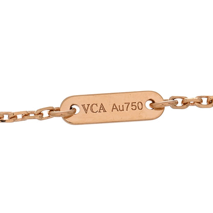 Van Cleef & Arpels 18K Rose Gold Ruby Mini Frivole Bracelet 3 of 5