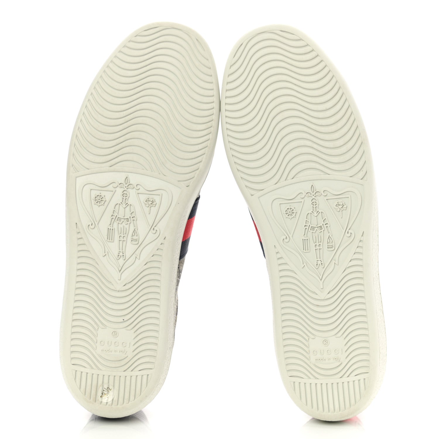 Gucci GG Supreme Monogram Womens Ace Low-Top Sneaker 38.5 Beige 5 of 9