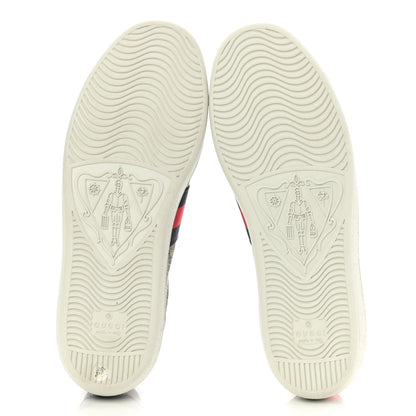 Gucci GG Supreme Monogram Womens Ace Low-Top Sneaker 38.5 Beige 5 of 9