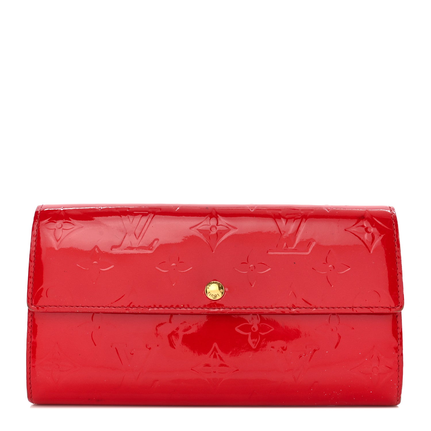 Louis Vuitton Vernis Sarah Wallet Pomme D'Amour 1 of 14
