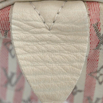 Louis Vuitton Mini Lin Croisette Speedy 30 Rouge 8 of 12