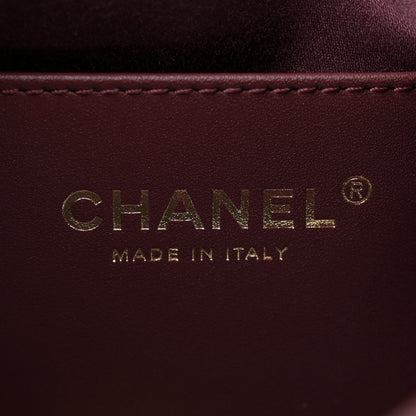 Chanel Caviar Quilted Small Chanel 25 Handbag Burgundy 6 of 11