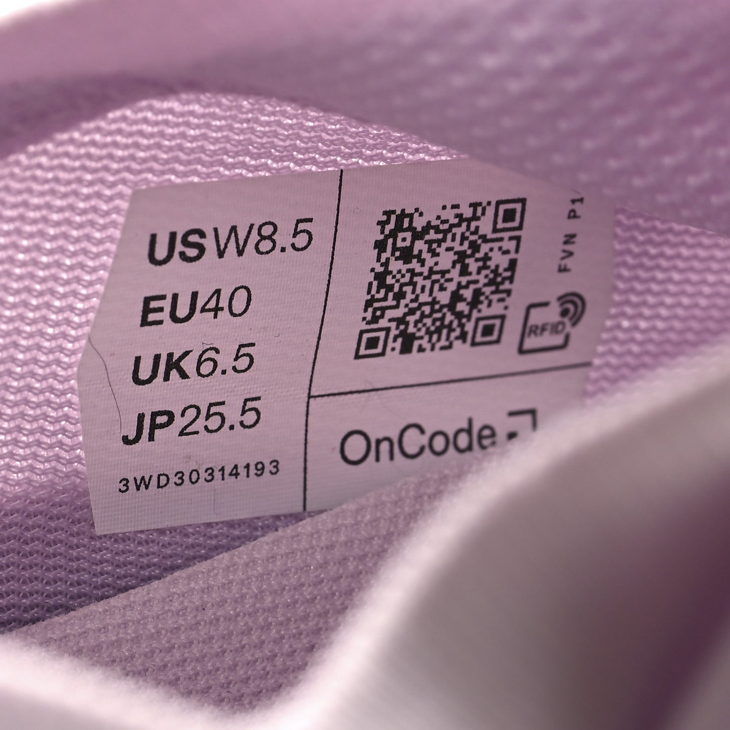 X ON Recycled Polyester Womens Cloudtilt Sneakers 40 Pale Pink