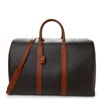 Saint Laurent Canvas Smooth Calfskin Le Monogramme 72H Duffle Chestnut 1 of 12