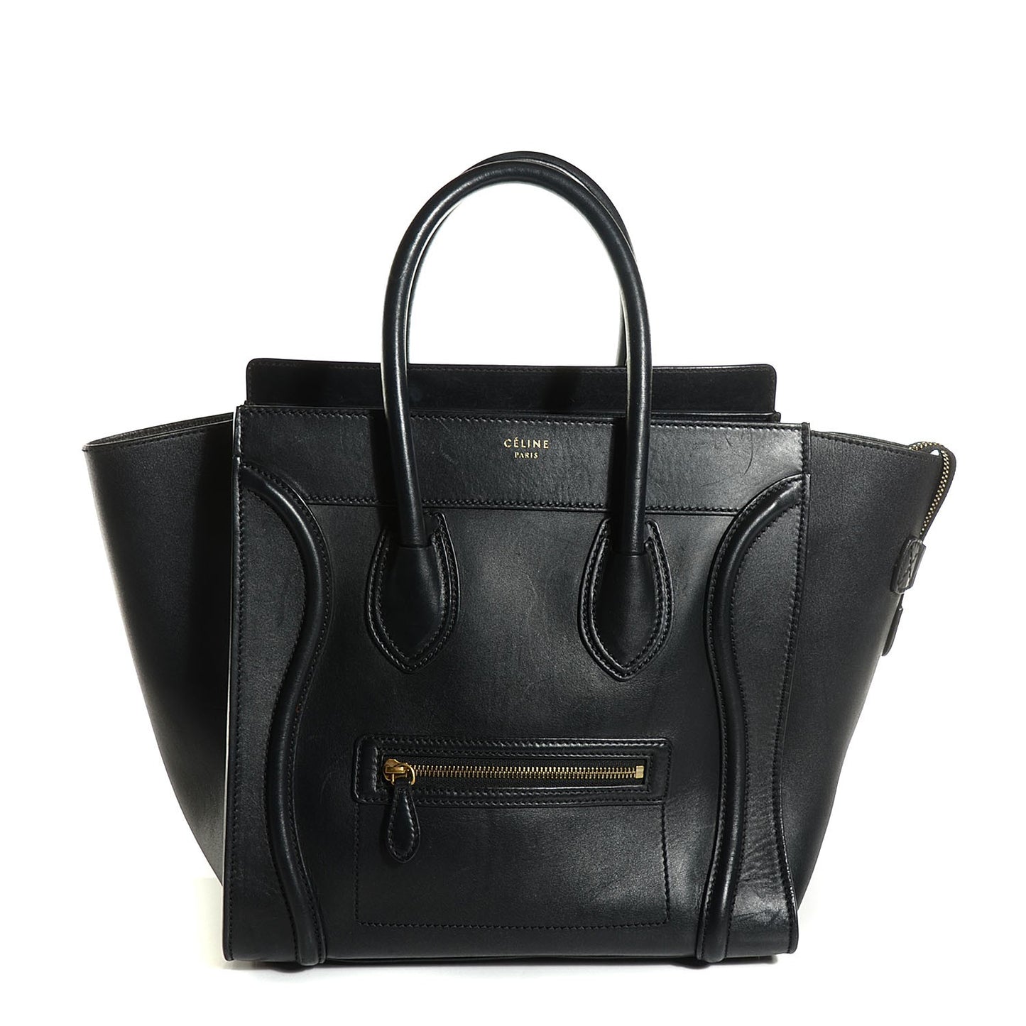Smooth Calfskin Mini Luggage Black