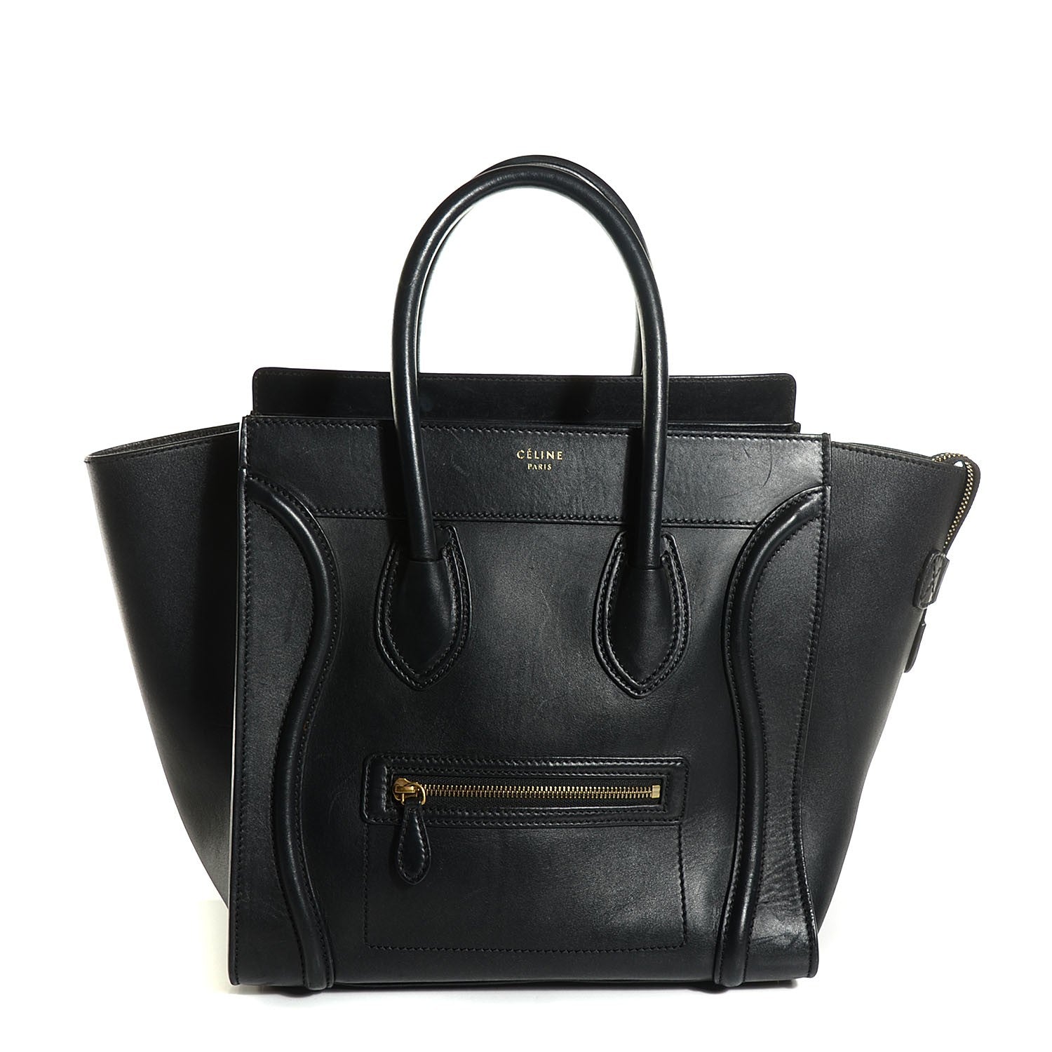Celine Smooth Calfskin Mini Luggage Black 1 of 7