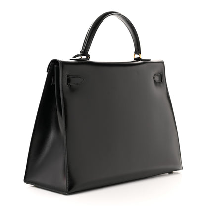 Hermes Box Kelly Sellier 35 Black 3 of 12