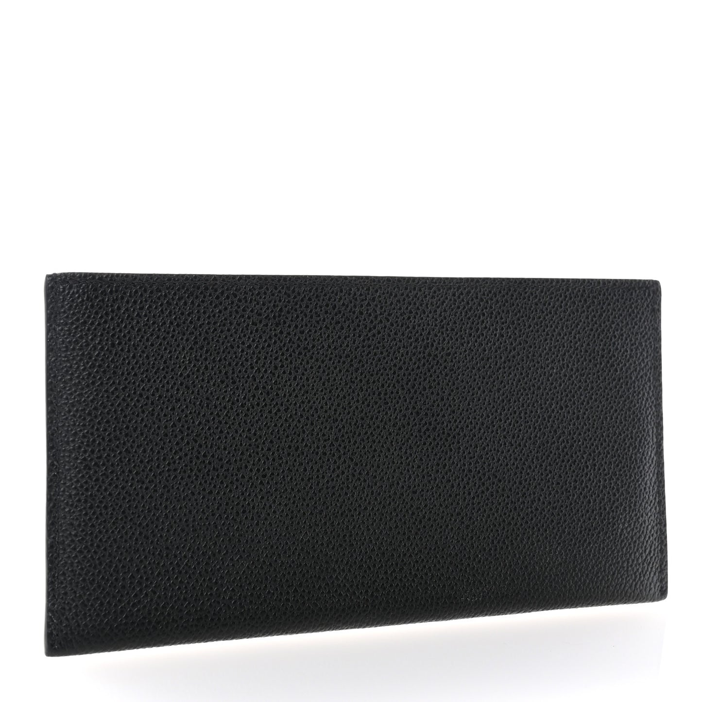 Calfskin Felicie Chain Wallet Card Holder Insert Black
