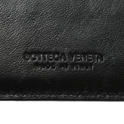 Bottega Veneta Nappa Intreccio Cassette Credit Card Holder Black 6 of 6