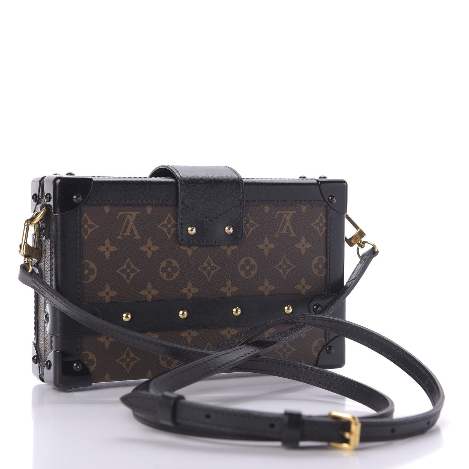 Louis Vuitton Monogram Petite Malle Black 2 of 7