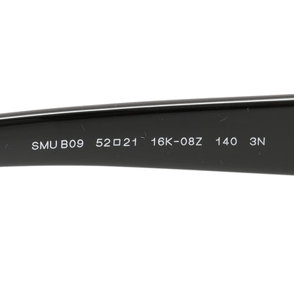 Miu Miu Acetate Oval Reverie Sunglasses SMU B09 Black 6 of 7
