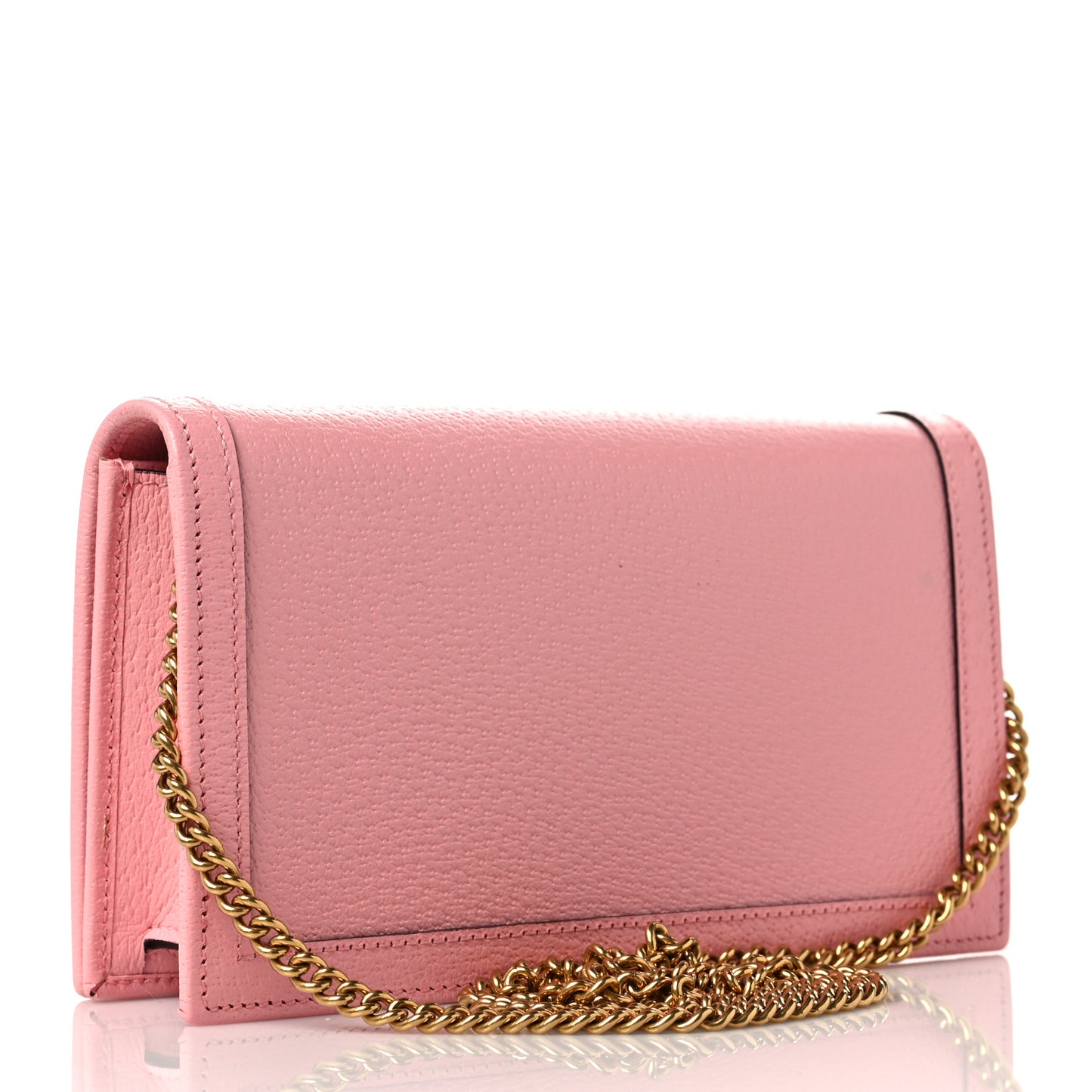 Textured Dollar Calfskin Mini Diana Chain Bag Wild Rose