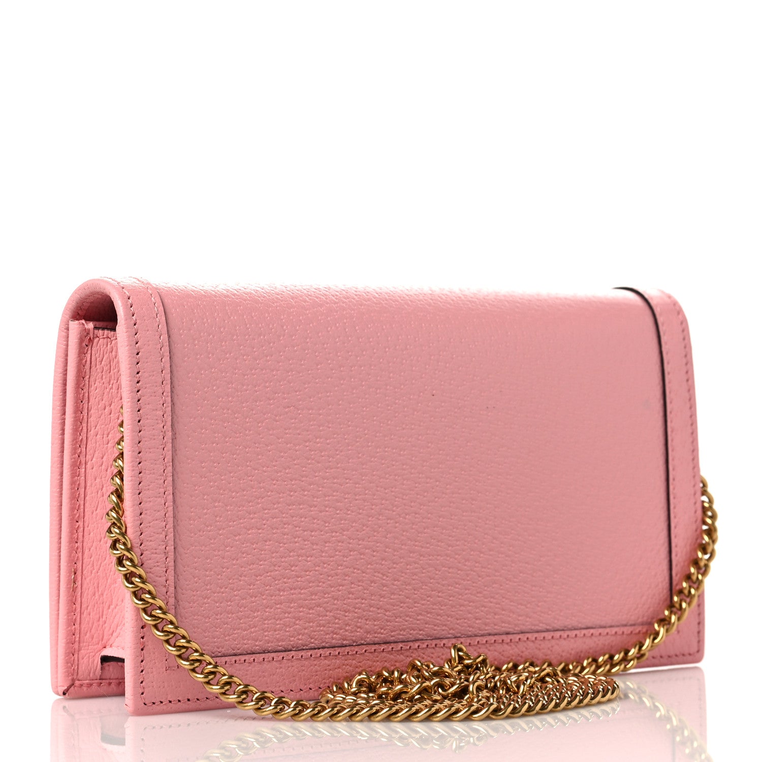 Gucci Textured Dollar Calfskin Mini Diana Chain Bag Wild Rose 2 of 8