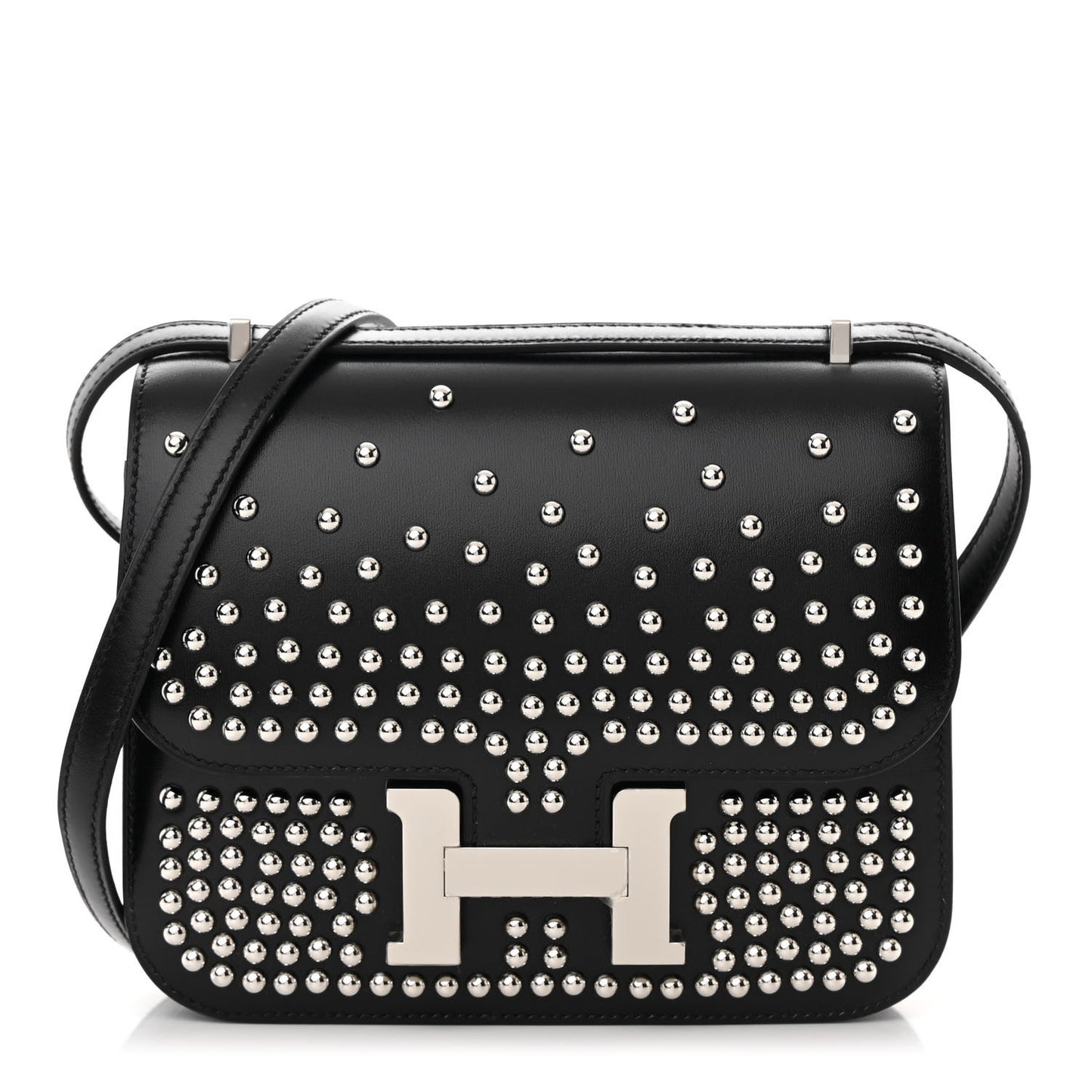 Box Studded Clouté Constance 18 Black
