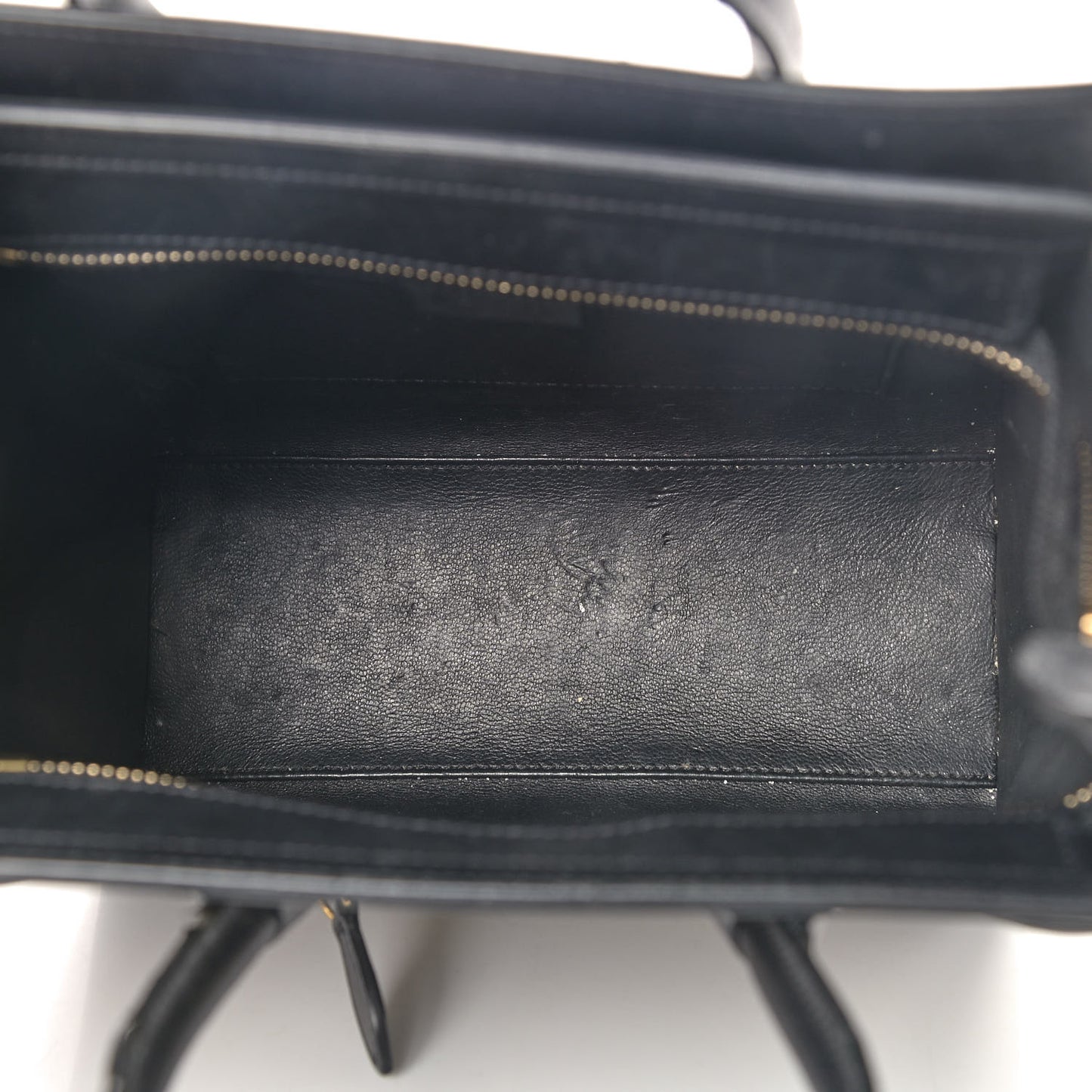 Smooth Drummed Calfskin Nano Tri-Color Luggage Stone