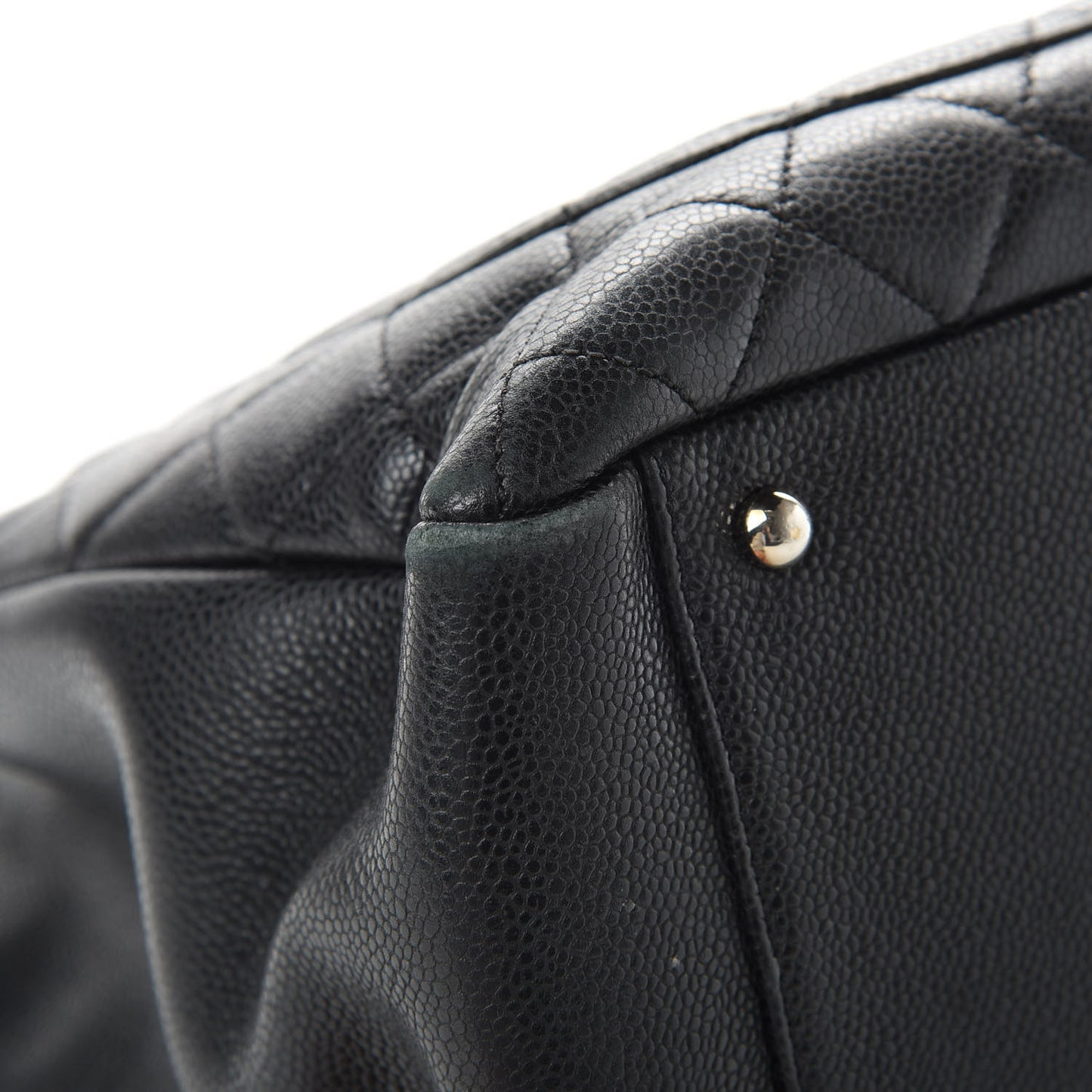 Caviar Quilted XL Grand Shopping Tote GST Black