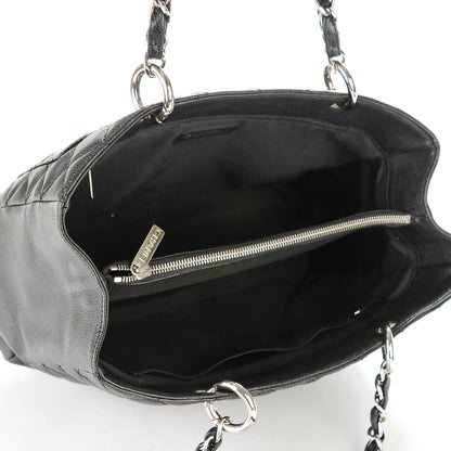 Chanel Caviar Quilted Grand Shopping Tote GST Black 5 of 7