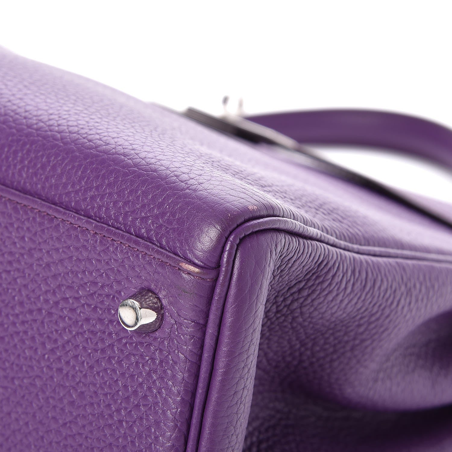Hermes Taurillon Clemence Kelly Retourne 35 Ultraviolet 32 of 34